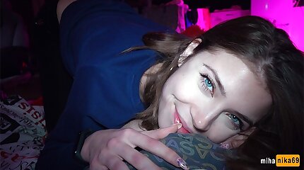 Ночной красивый секс русской